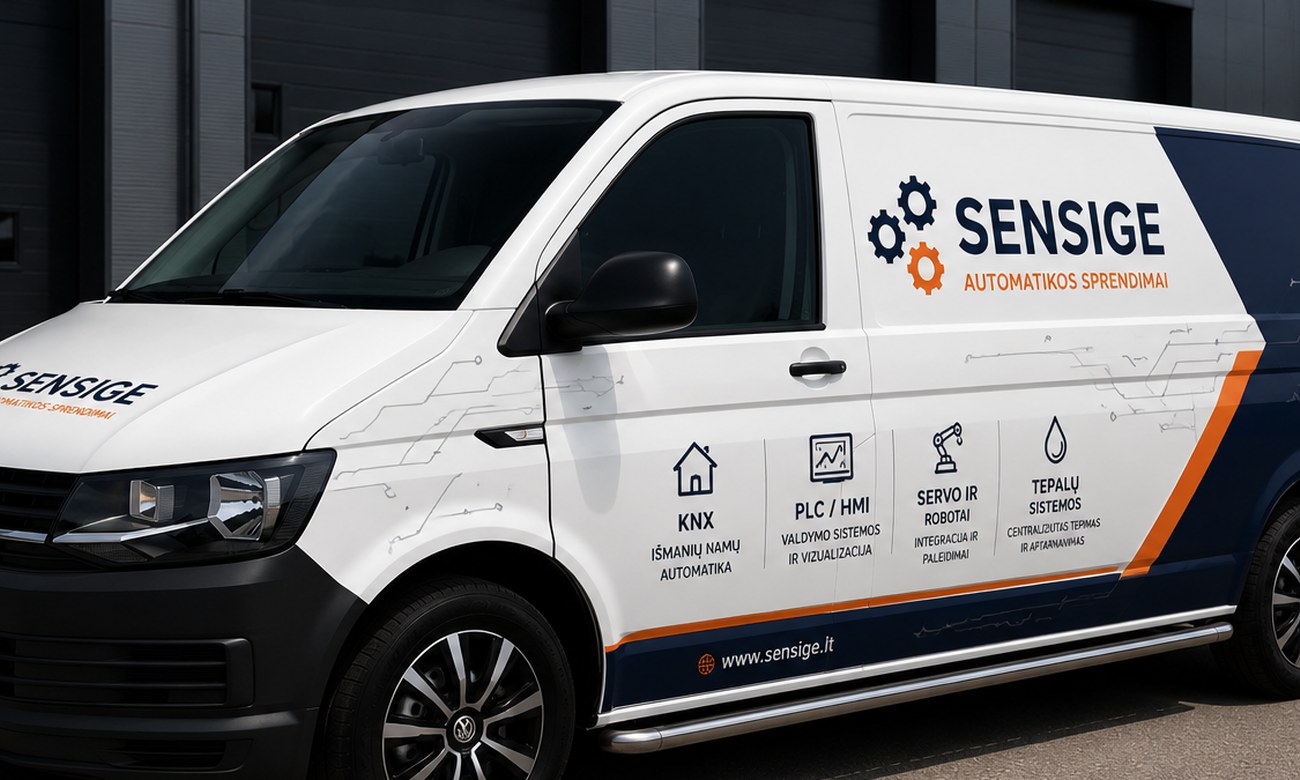 SENSIGE Volkswagen Transporter automatikos paslaugų automobilis