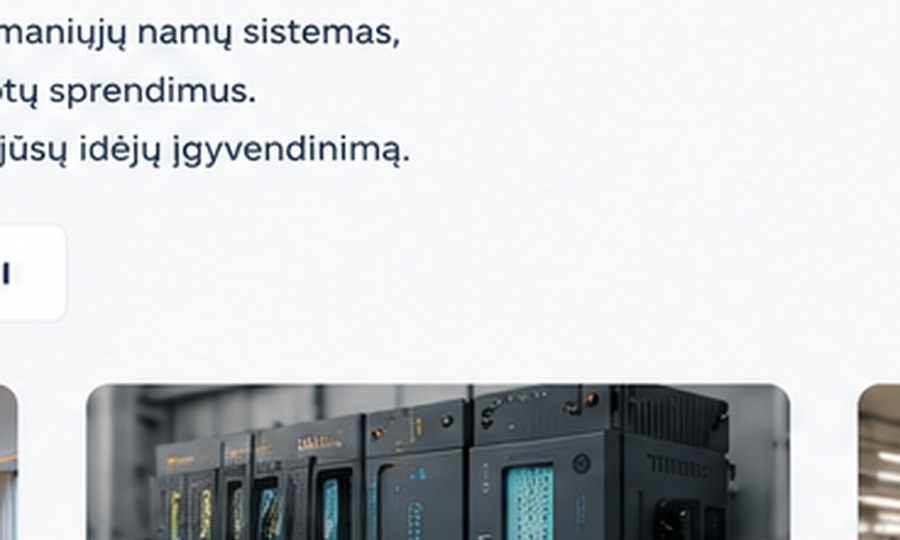 PLC ir HMI automatika